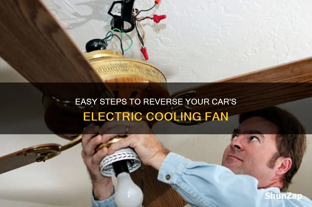 how to reverse a car electric cooling fan