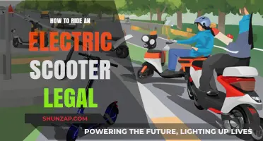 Riding an E-Scooter: Know the Law