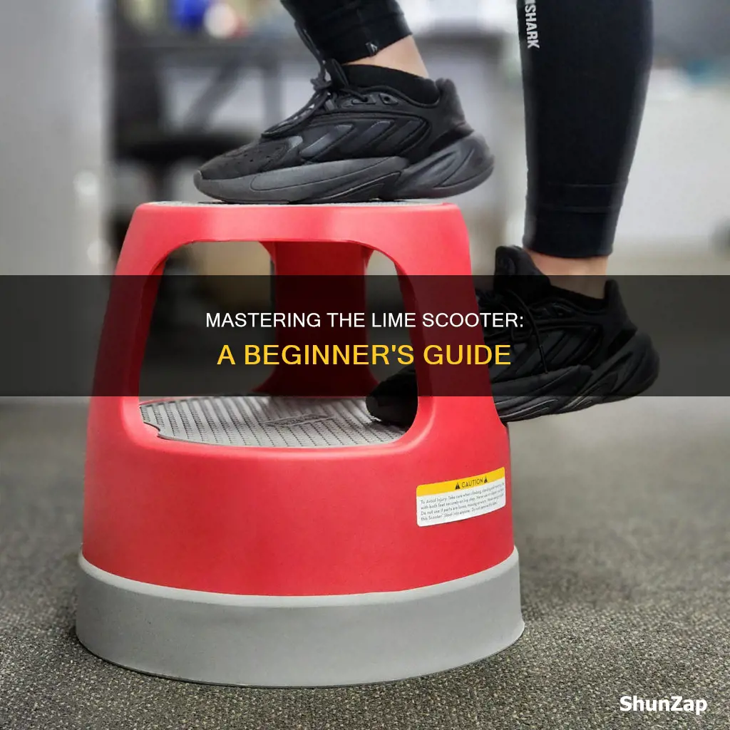 how to ride an electric scooter lime