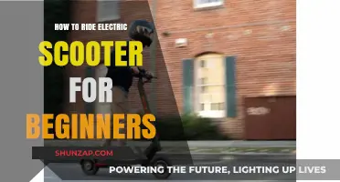 Electric Scootering 101: A Beginner's Guide to Riding Safely