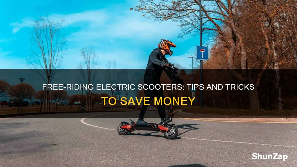 how to ride electric scooter for free