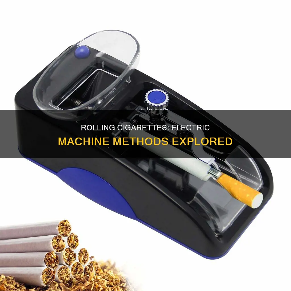 how to roll cigarettes with electric machine