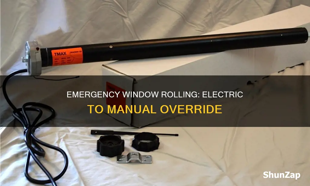 how to roll down electric window manually