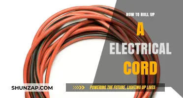 The Neatest Way to Roll Up Electrical Cords