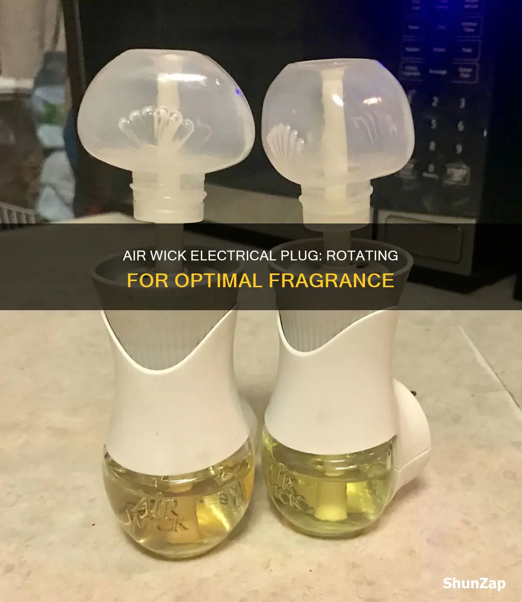 how to rotate air wick electrical plug
