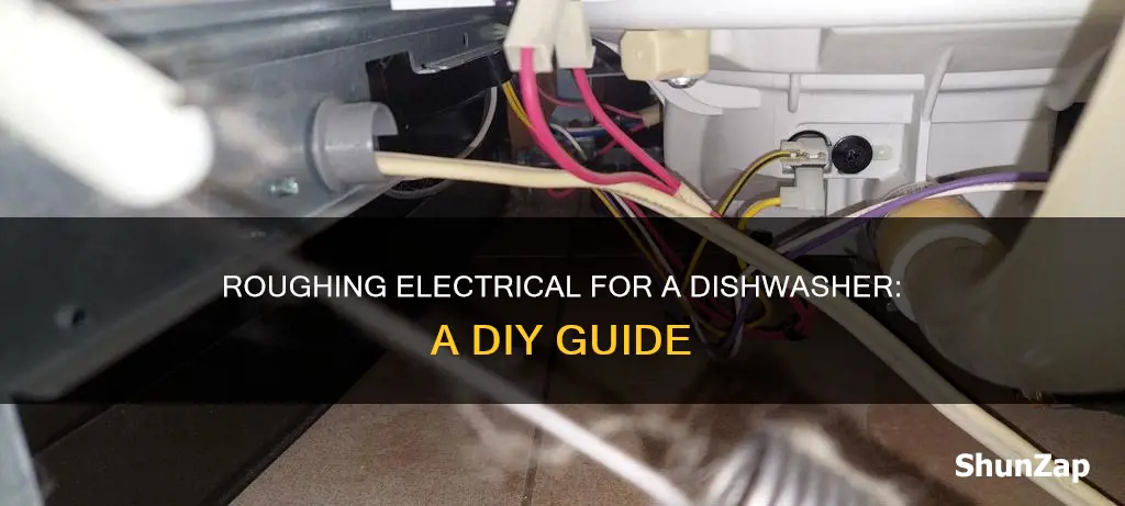 how to rough in electrical for dishwasher