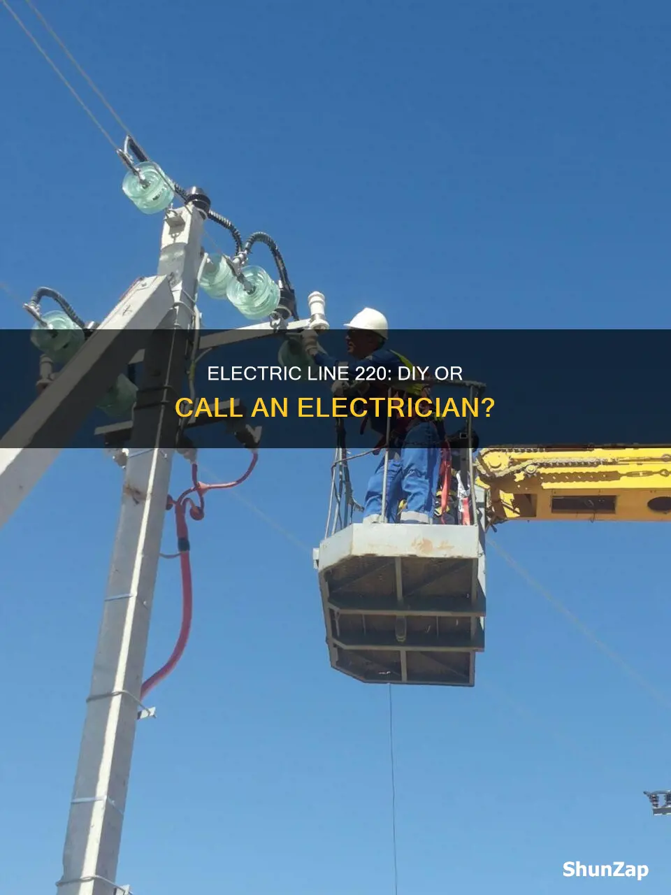 how to run a 220 electric line