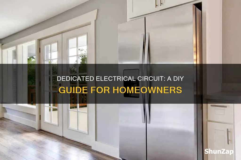 how to run a dedicated electrical circuit