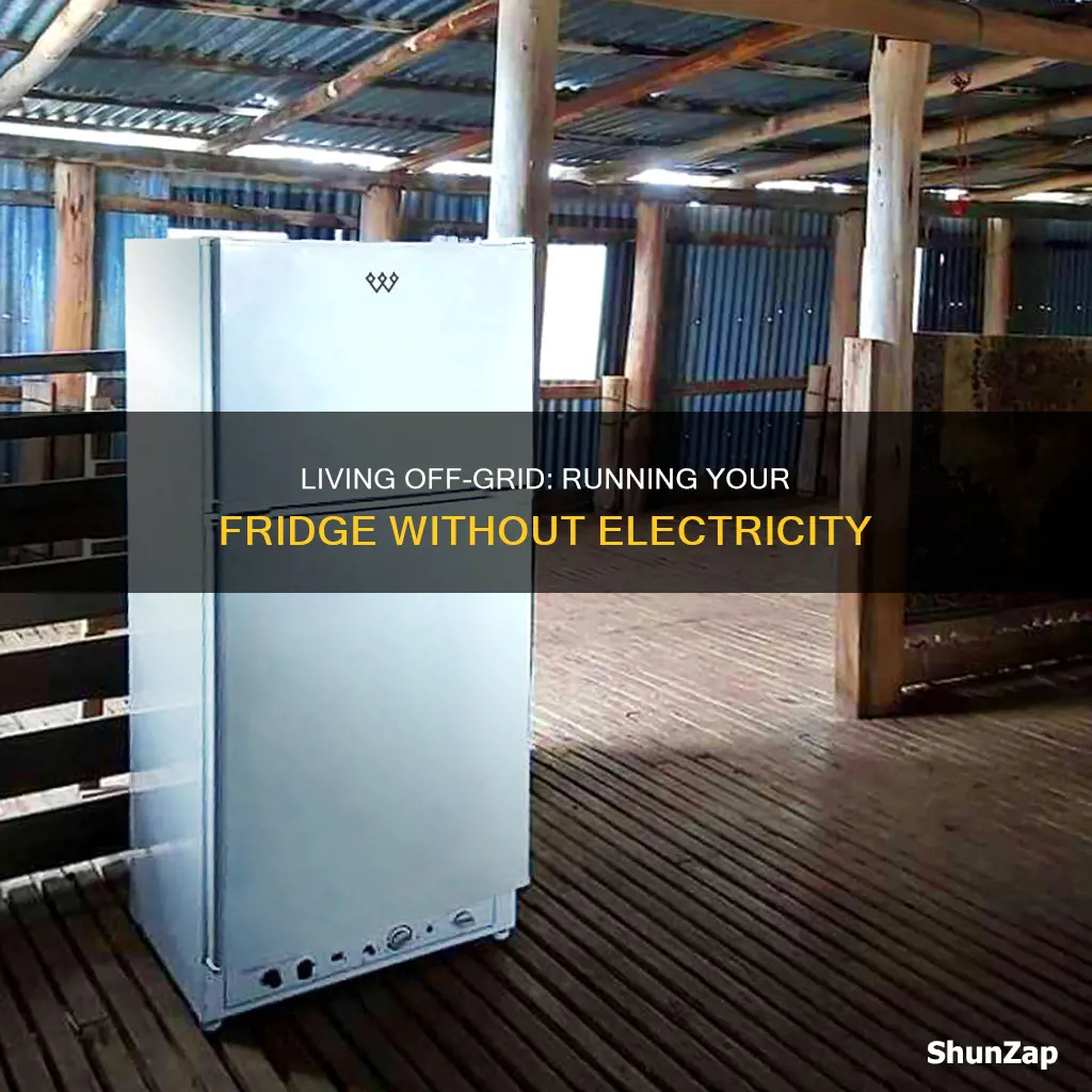 how to run a fridge without electricity