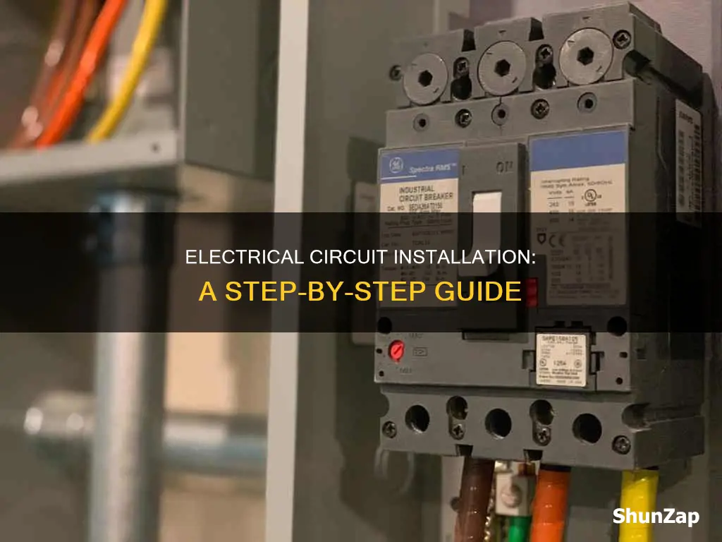 how to run a new electrical circuit