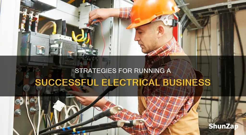 how to run a successful electrical business