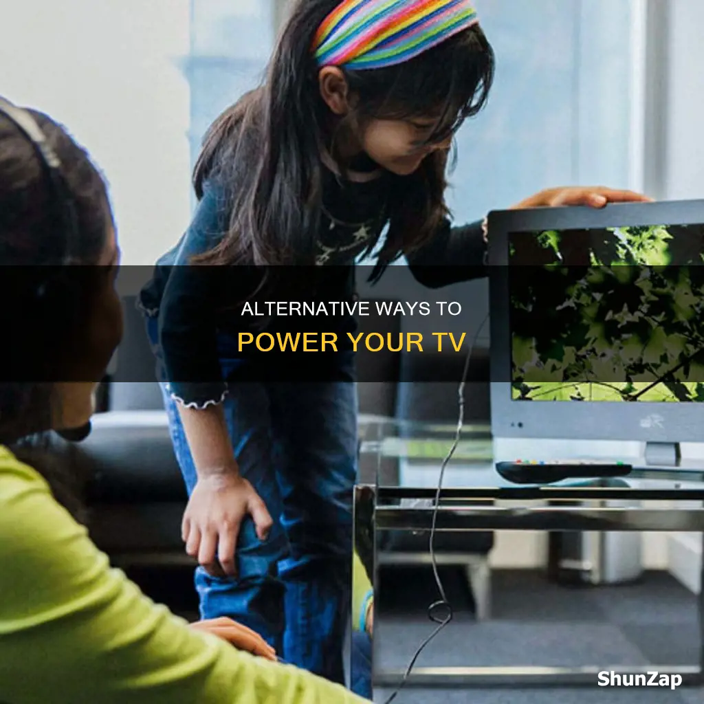 how to run a tv without electricity