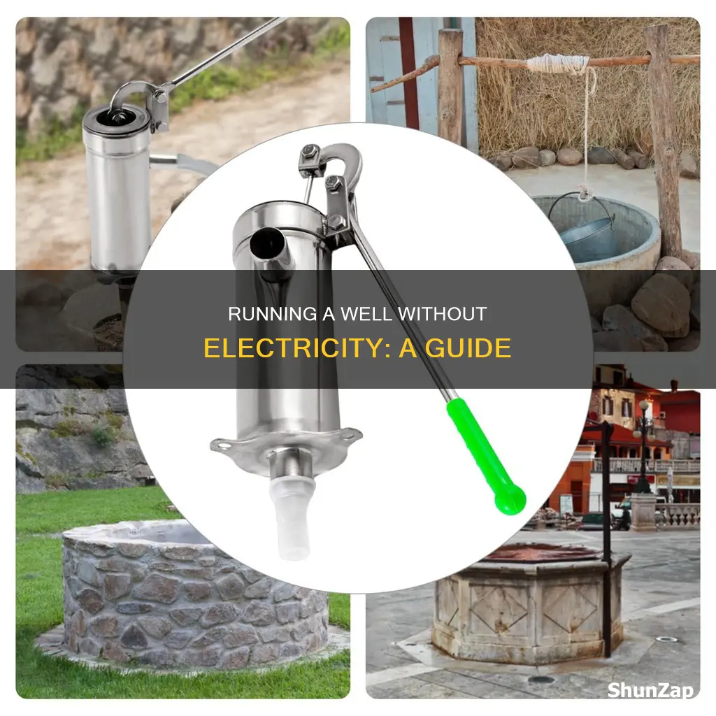 how to run a well without electricity