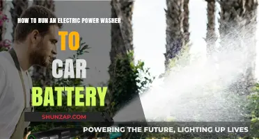 Power Up Your Wash: Connecting Electric Power Washer to Car Battery