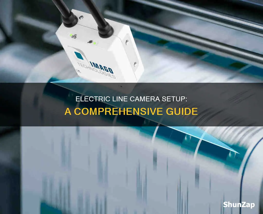 how to run cameras over electric lines