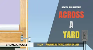 Running Electrical Wires Safely Across Your Yard