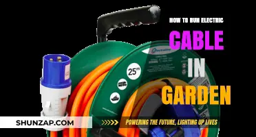 Garden Lighting: Running Electric Cable Safely and Efficiently