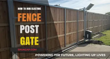 Electric Fence Gate: Running a Secure Post Setup