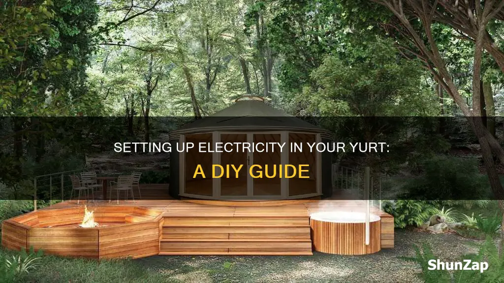 how to run electric in a yurt
