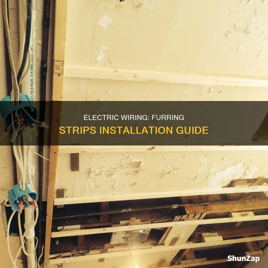 how to run electric in furring strips