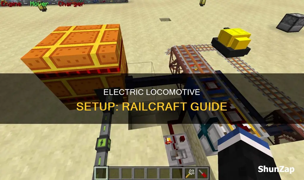 how to run electric locomotive in railcraft