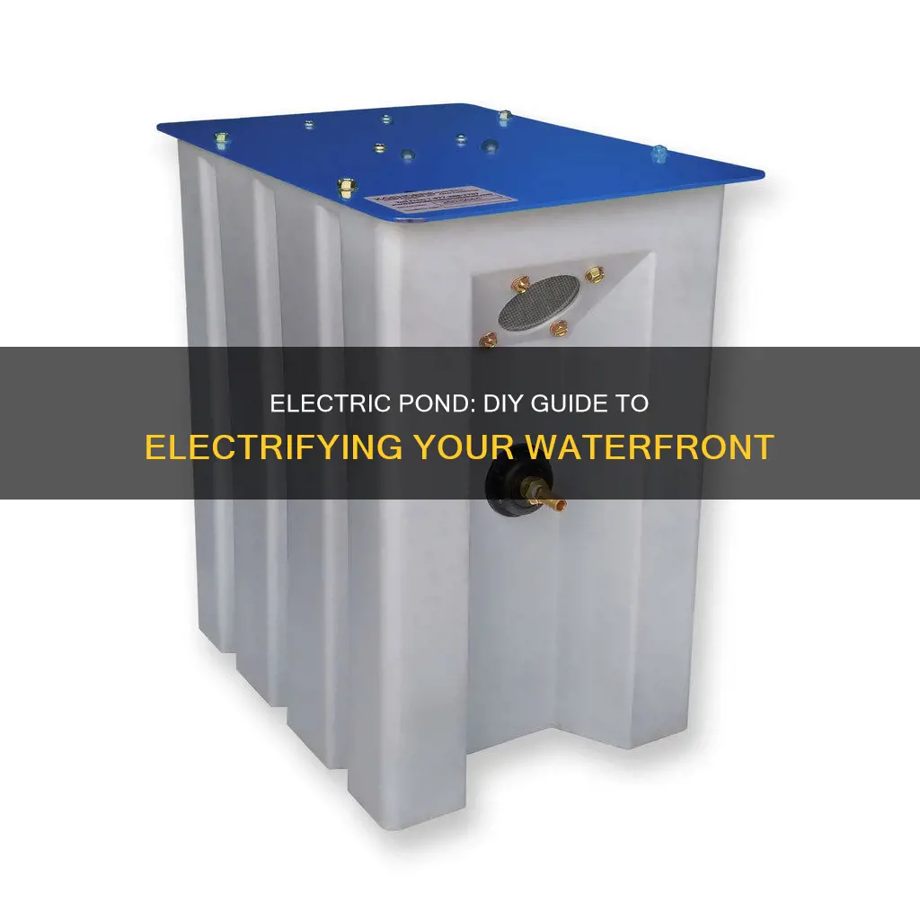 how to run electric to a pond