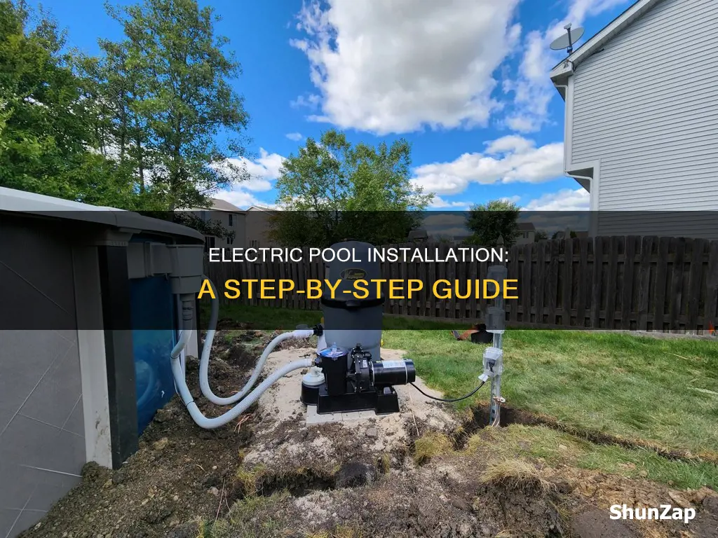 how to run electric to a pool