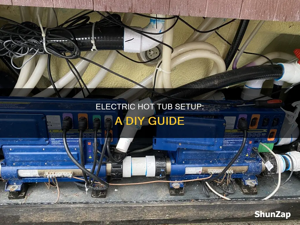 how to run electric to hot tub