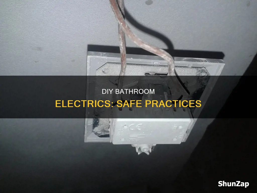 how to run electric to my bathroom