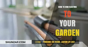 Garden Lighting: Running Electricity to Your Outdoor Space
