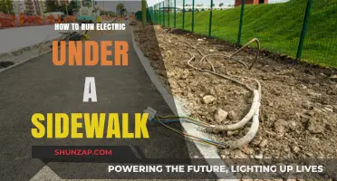 The Safe Way to Run Electric Under Sidewalks