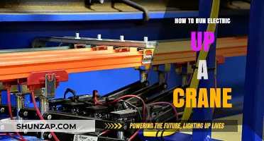 Setting Up Power: Running Electric Up a Crane