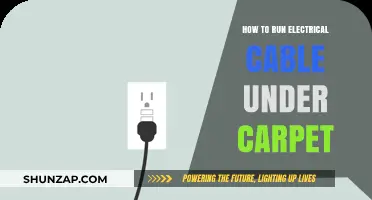 Running Electrical Cables: Under Carpet Techniques