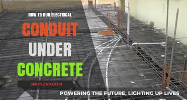 Electrical Conduit Installation: Running Under Concrete