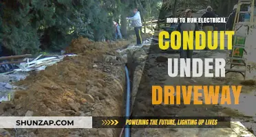The Best Way to Run Electrical Conduit Under Driveway