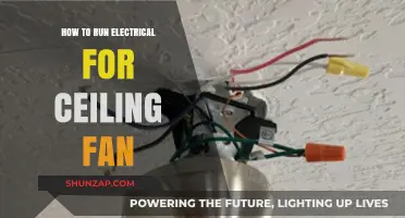 Electrical Work: Installing a Ceiling Fan Safely