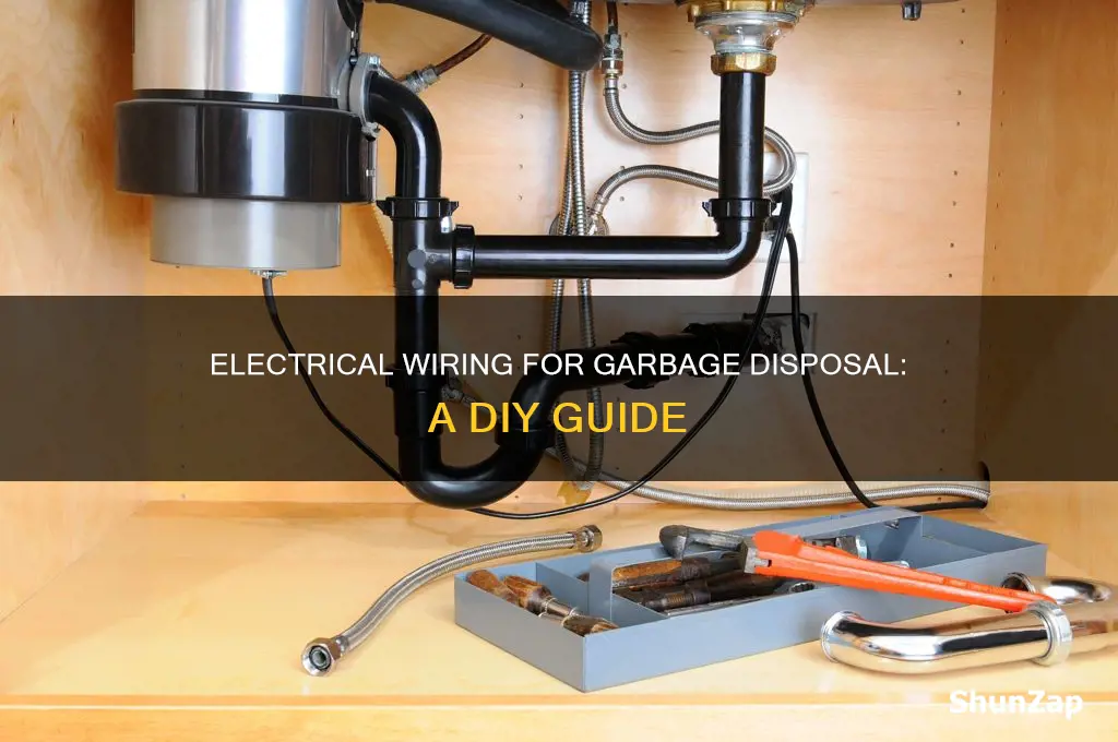 how to run electrical for garbage disposal
