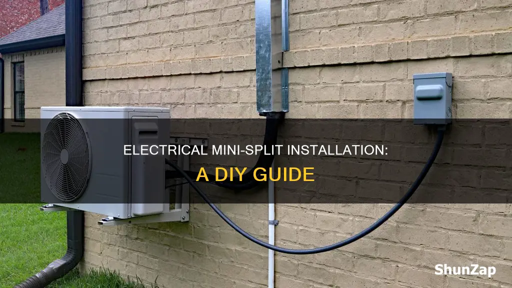 how to run electrical for mini split