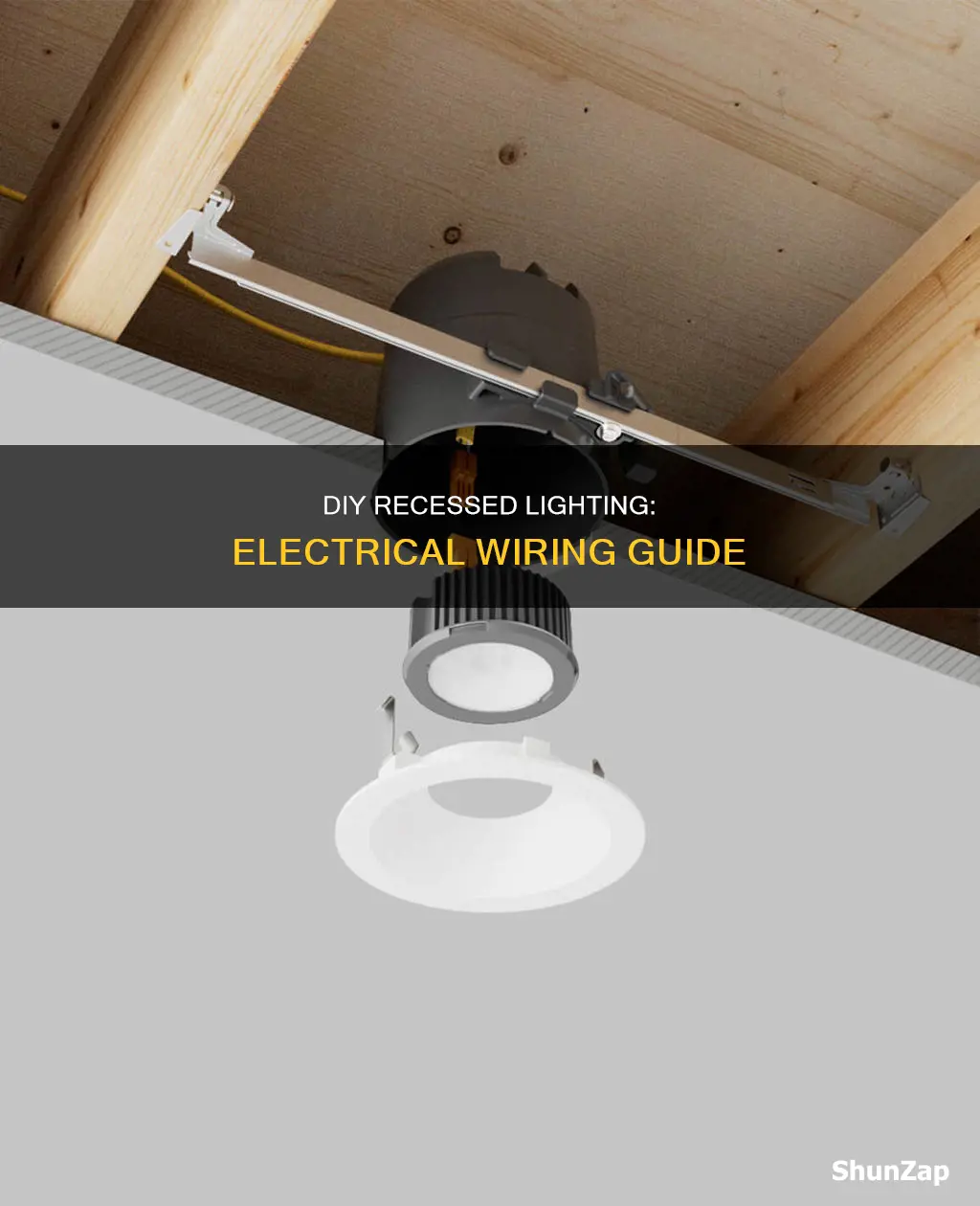 how to run electrical for recessed lighting