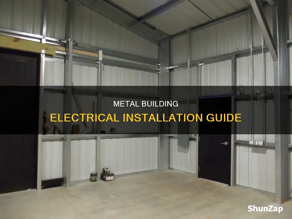 how to run electrical in metal building