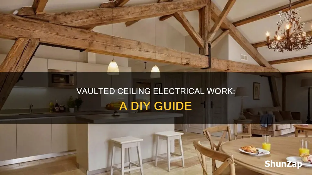 how to run electrical in vaulted ceiling
