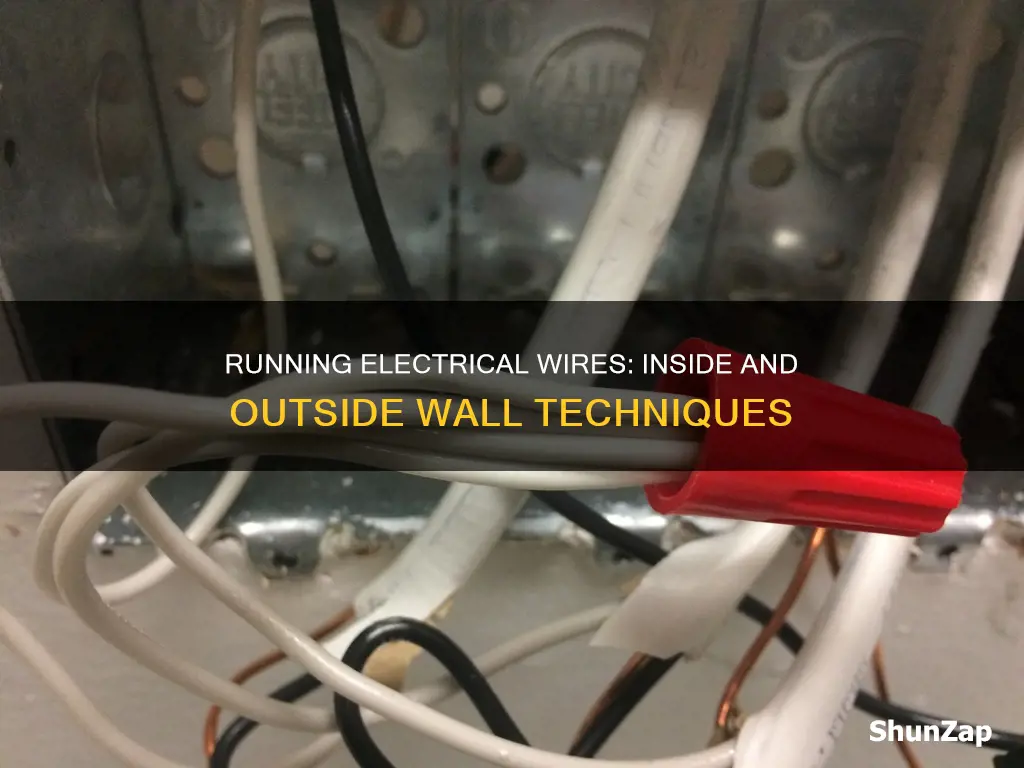 how to run electrical inside oitside wall