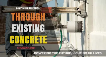 The Concrete Conundrum: Running Electrical Wires Efficiently