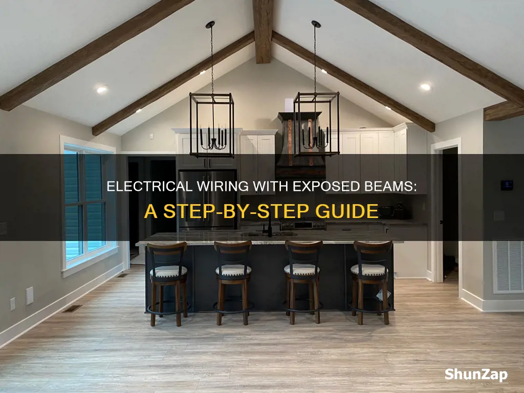how to run electrical with exposed beams
