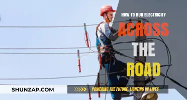 Running Electricity Across the Road Safely