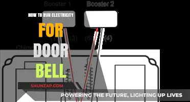Setting Up a Doorbell: Running the Electrical Wiring