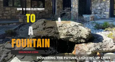 Electricity for Fountains: DIY or Call an Electrician?