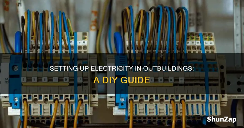 how to run electricity to another building