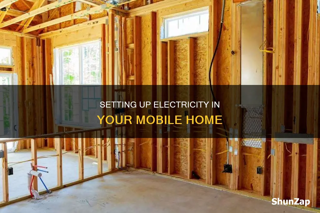 how to run electricity to mobile home