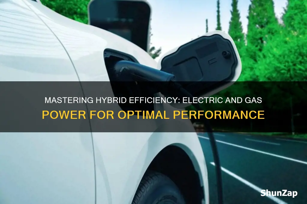 how to run hybrid car on electric and gas